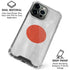 Japanese Flag Distressed iPhone 16 Pro Max Clear Case